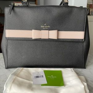 NWT Kate Spade ♠️ Bow Satchel Mason Kirk Park